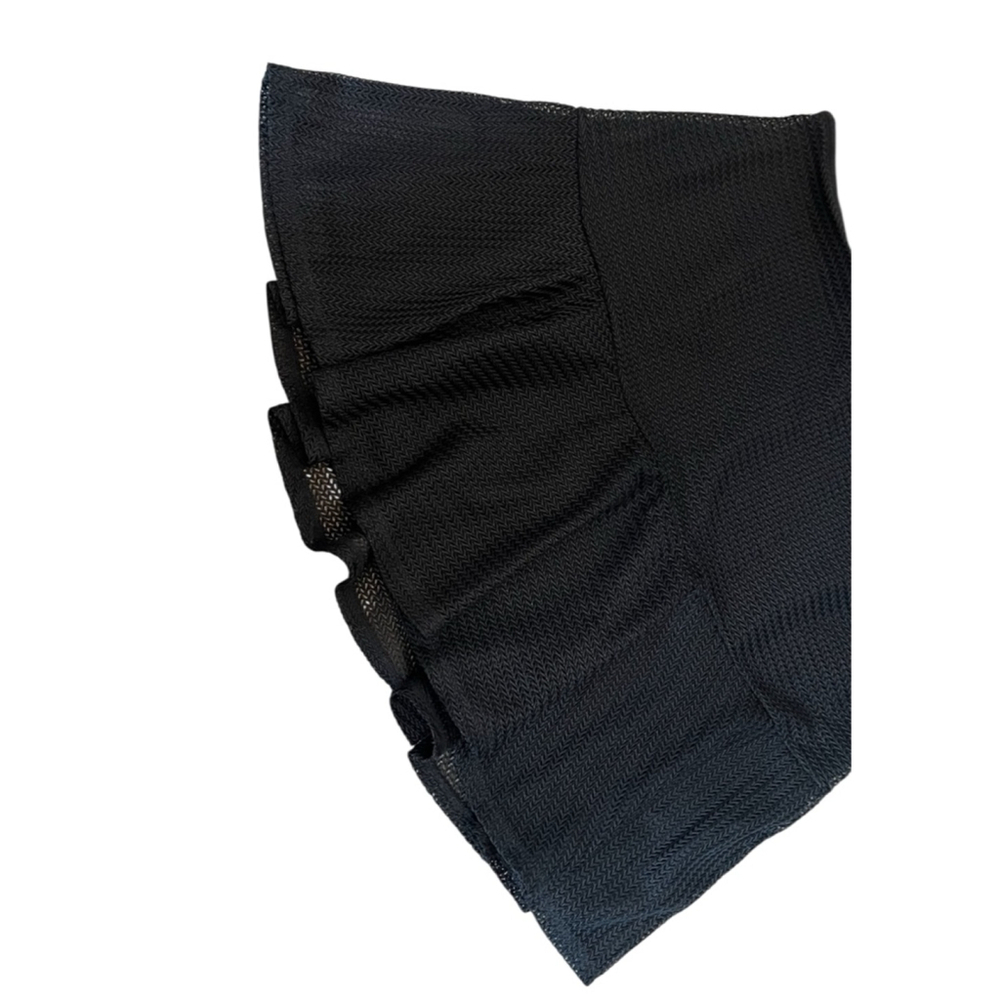 GUESS Knit Black Mid Rise Back Zip Flowy Skirt 10 - Picture 4 of 10